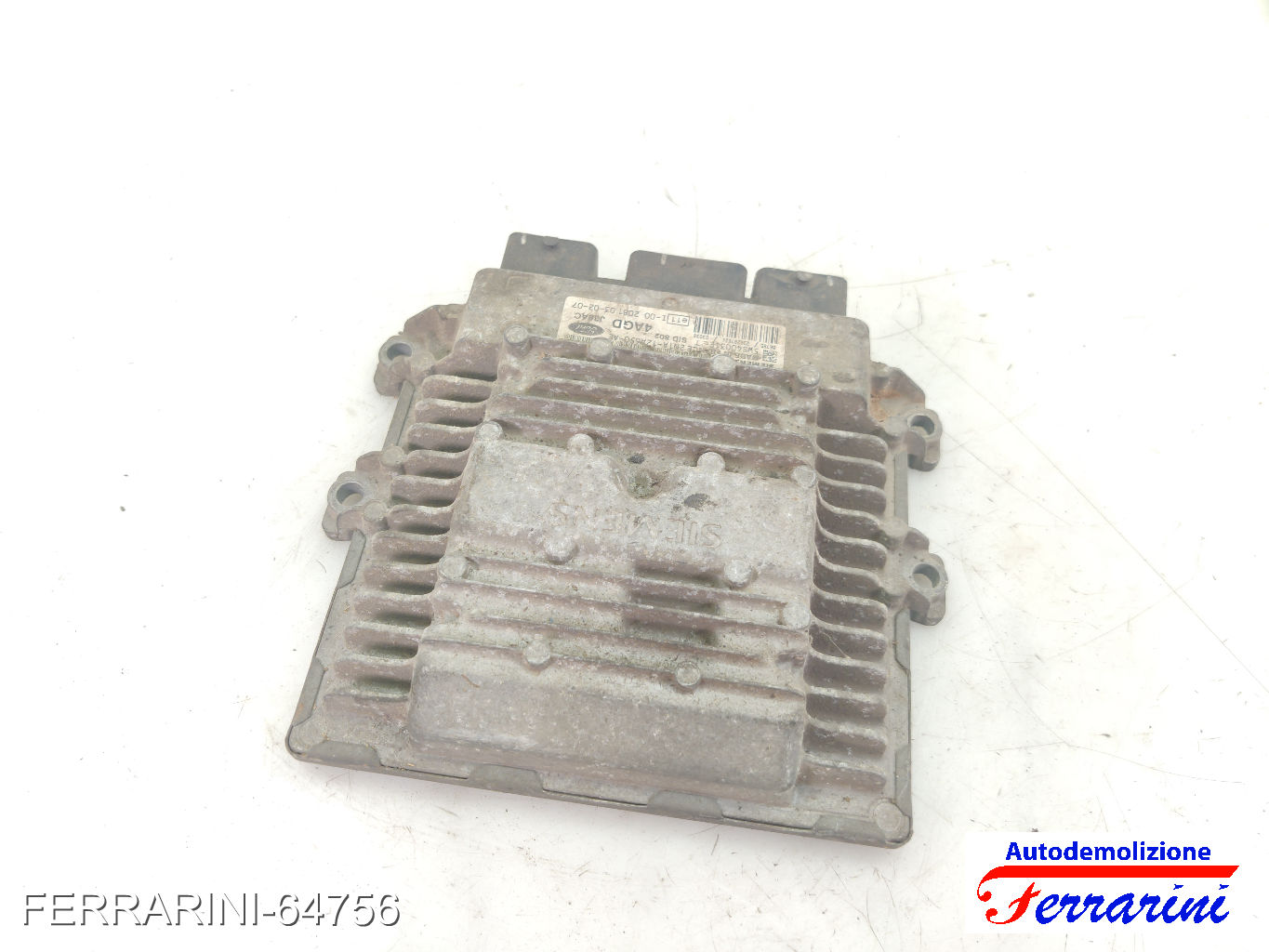 Centralina Motore FORD FUSION JU 1.4 TDCI 2002-2012 2N1A12A650AE, 2N1A12A650