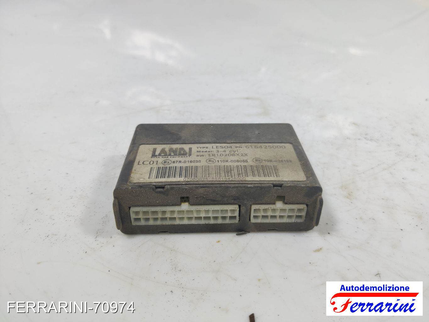 Centralina Gpl FIAT PANDA 169 1.2 2003-2012 616425000, LR10208X2X, 67R016030