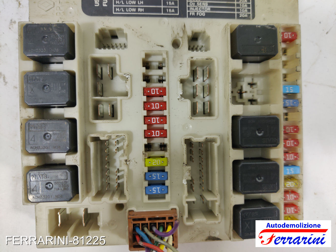 Fusibiliera Scatola Fusibili Body Computer NISSAN MICRA 3 K12 1.5 DCI 2003-2010