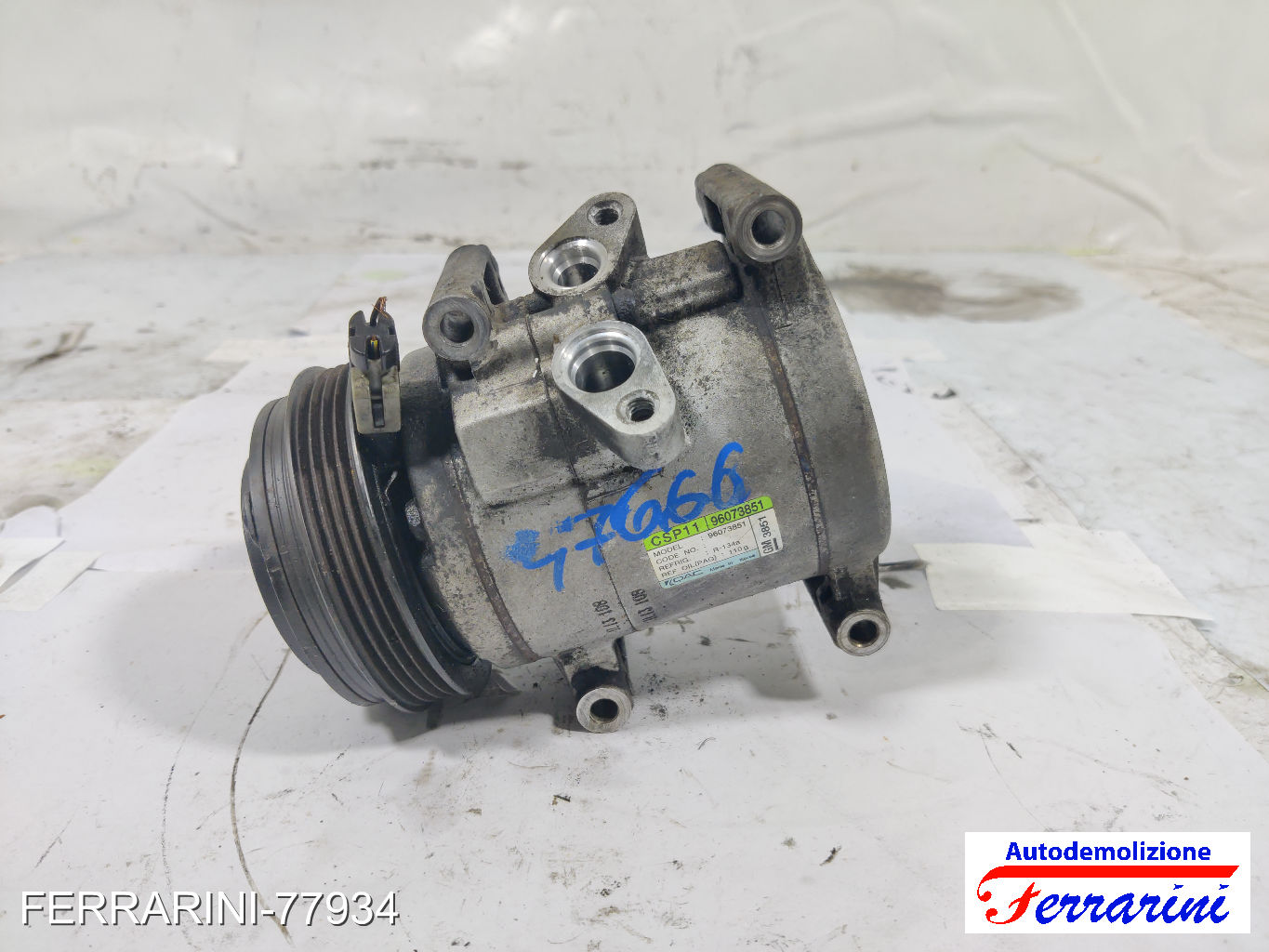 Compressore Clima CHEVROLET SPARK M300 1.0 2010-2015 96073851, 95967303