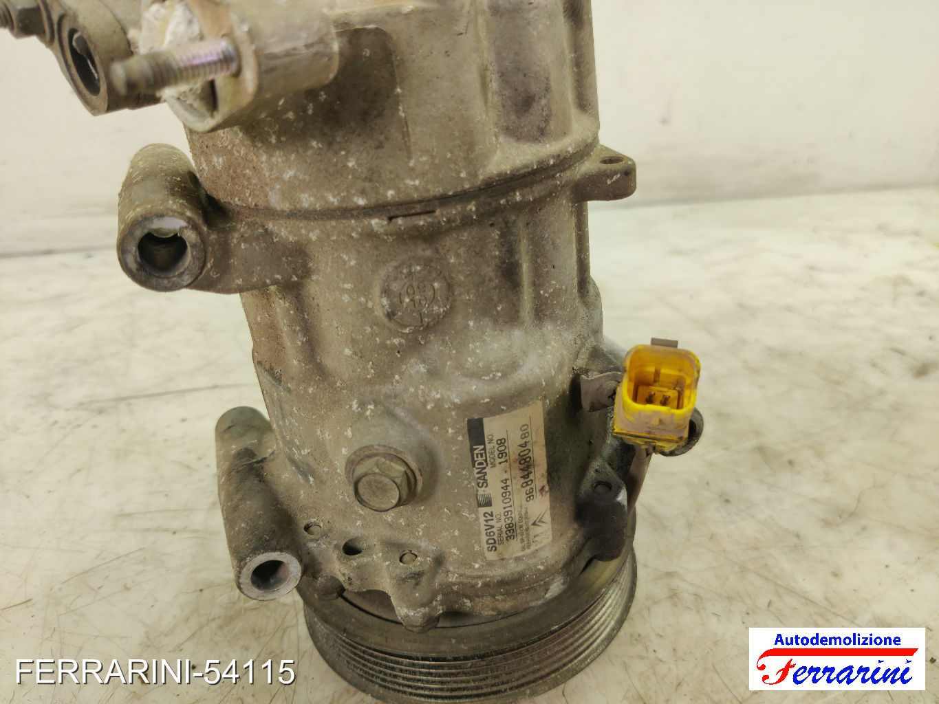 Compressore Clima CITROEN C3 1 FC, FN 1.1 LPG 2006-2009 9684480480, SD6V121908 8