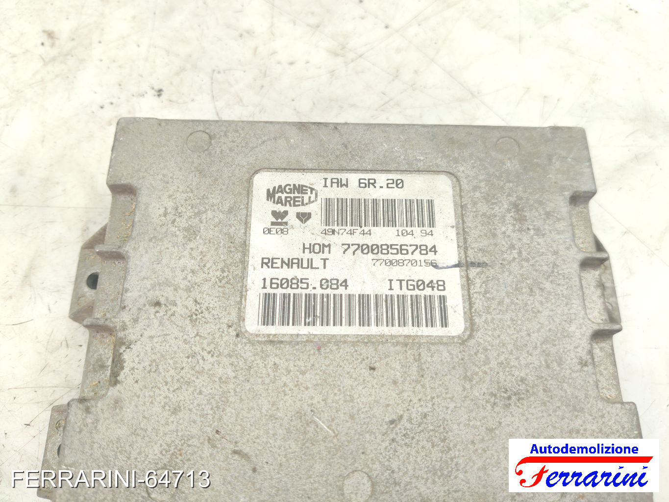 Centralina Motore RENAULT TWINGO 1 C06 1.2 1993-1996 7700856784, 7700870156 8