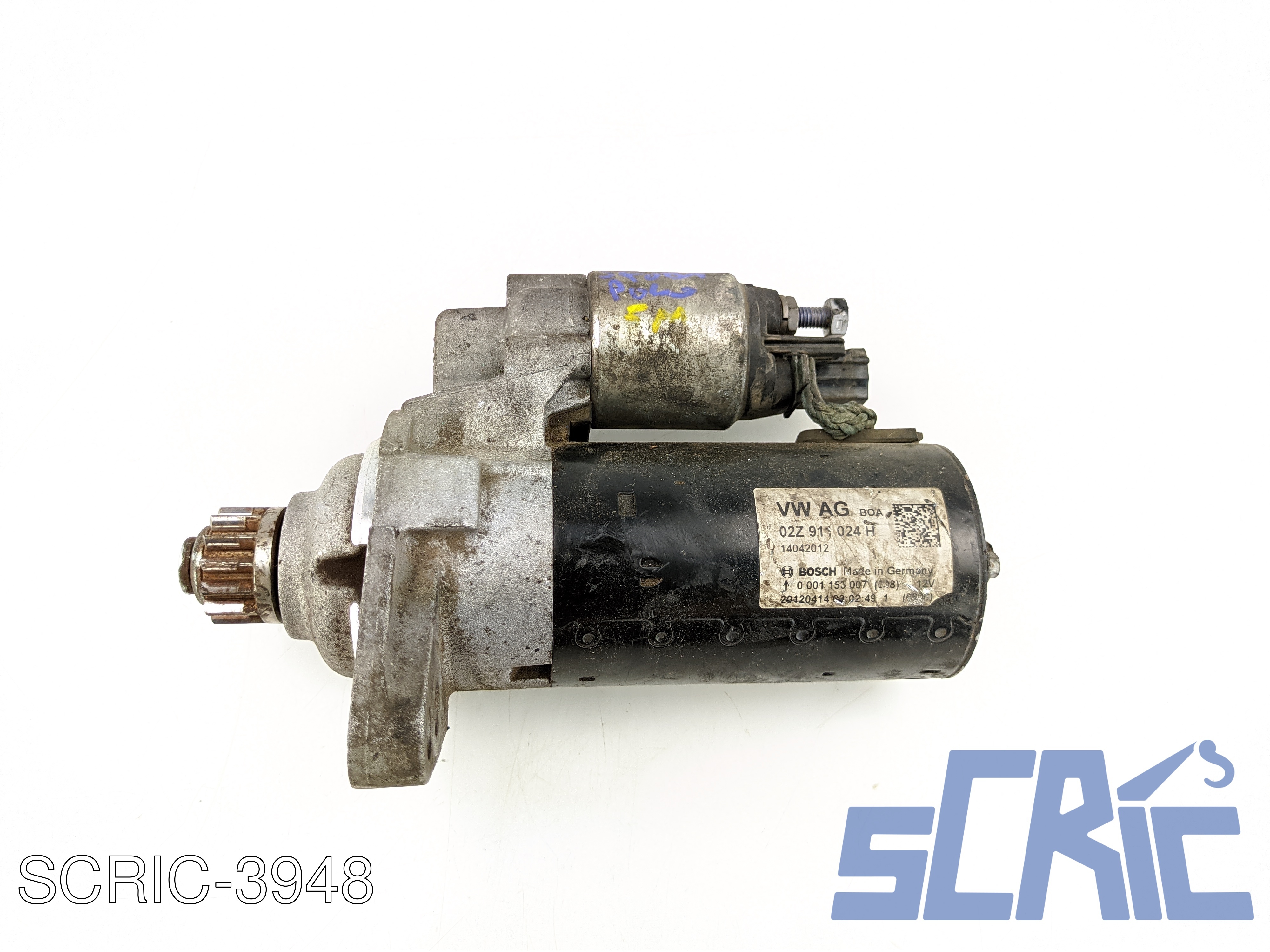 Motorino Avviamento VW POLO 6C1, 6R1 1.6 TDI 2009-2023 02Z911024H, 02Z911024HX
