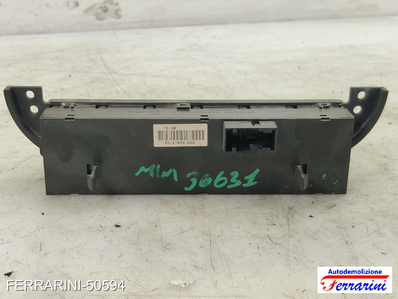 Pulsantiera Tastiera Alzavetro MINI - R50, R53 2001-2006 sinistra, sx, frontale