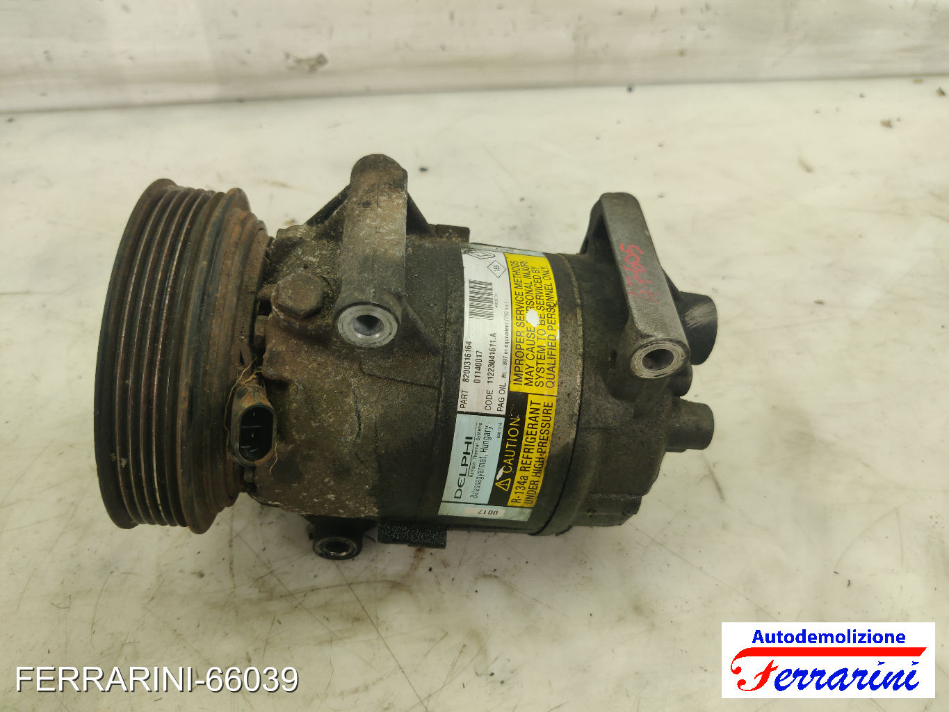 Compressore Clima NISSAN ALMERA 2 N16 1.5 DCI 2003-2006 8200316164, 92600BN701 8