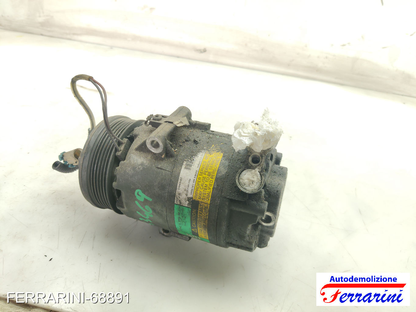 Compressore Clima OPEL ZAFIRA A T98 2.0 DTI 16V 2000-2005 24464152, 6854013 9