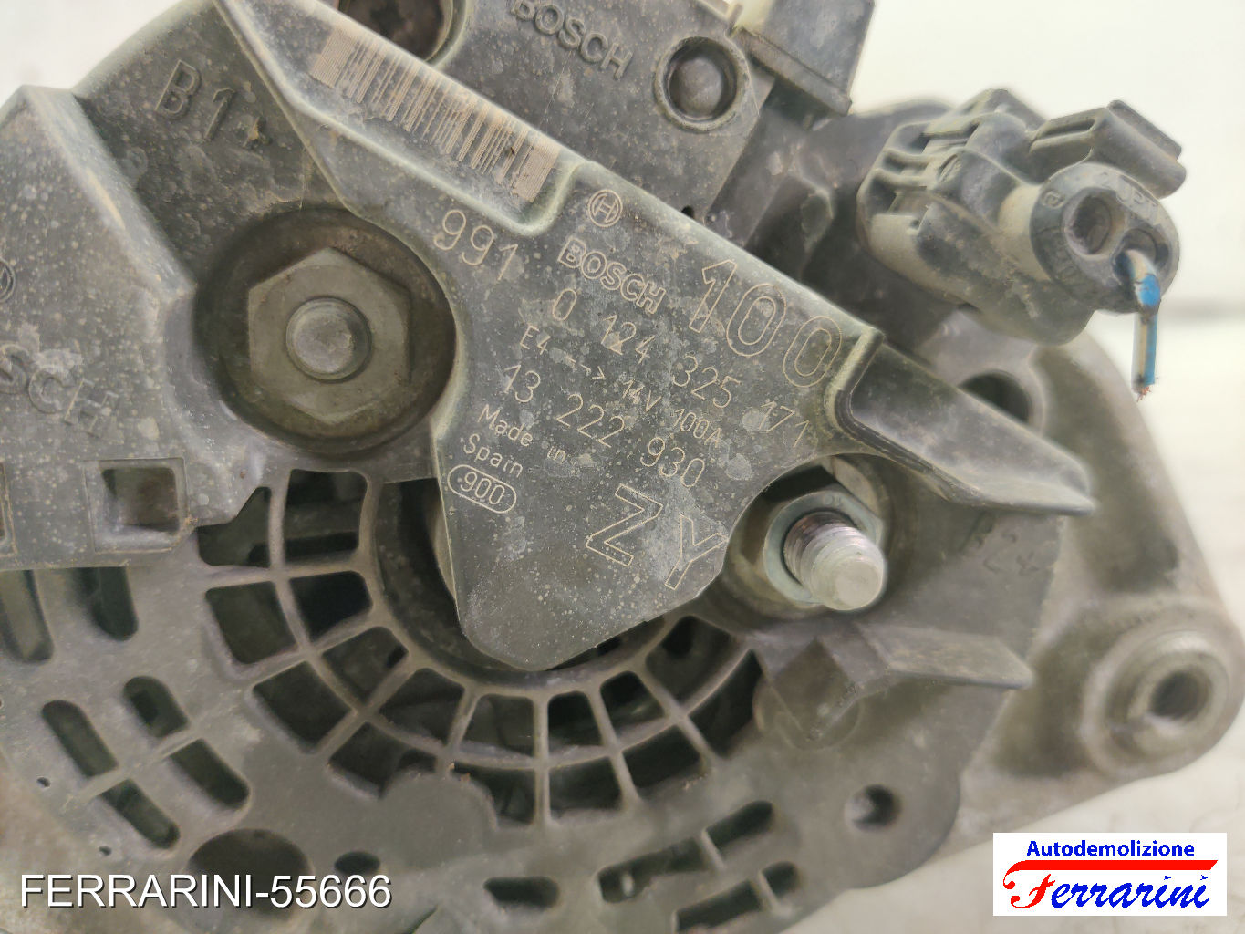 Alternatore CHEVROLET MATIZ M200, M250 0.8 2005-2013 13222930, 0124325171
