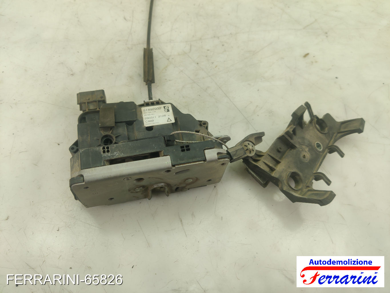 Serratura Porta FIAT PUNTO EVO 199 2009-2012 destro, dx, posteriore, post