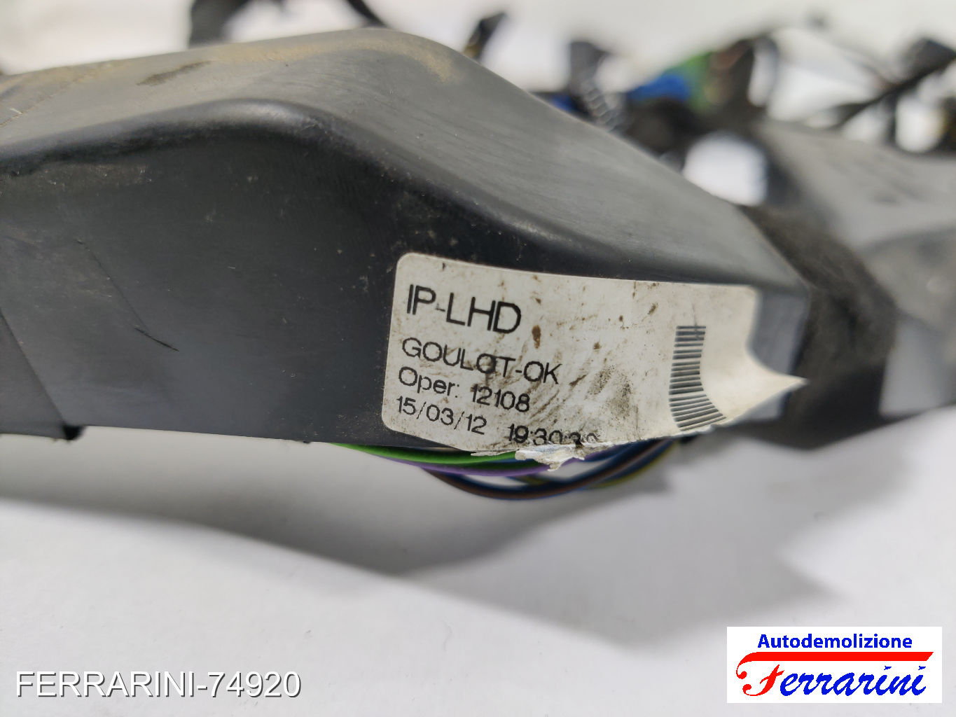 cablaggio elettrico cruscotto OPEL MERIVA B S10 1.4 LPG 2011-2017 28QL69, 12108