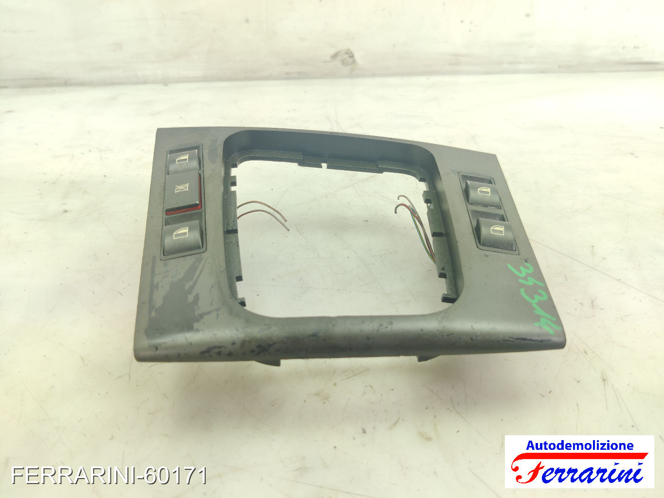 cornice cambio Pulsantiera Tastiera Alzavetro BMW SERIE 3 E46 1998-2001 sinistra 9