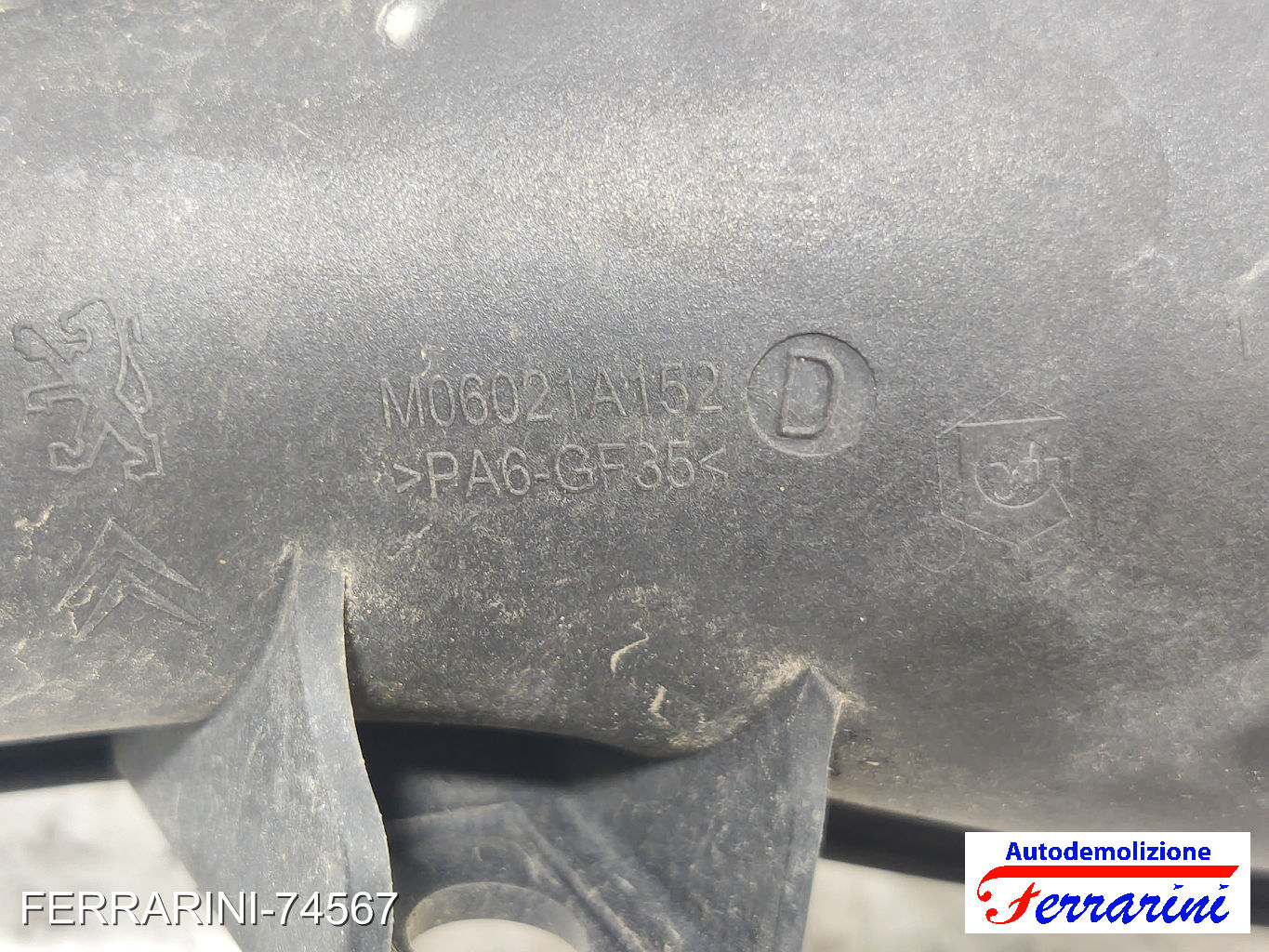 tubo aria aspirazione RHH Manicotto Aspirazione CITROEN C4 GRAND PICASSO 1 UA