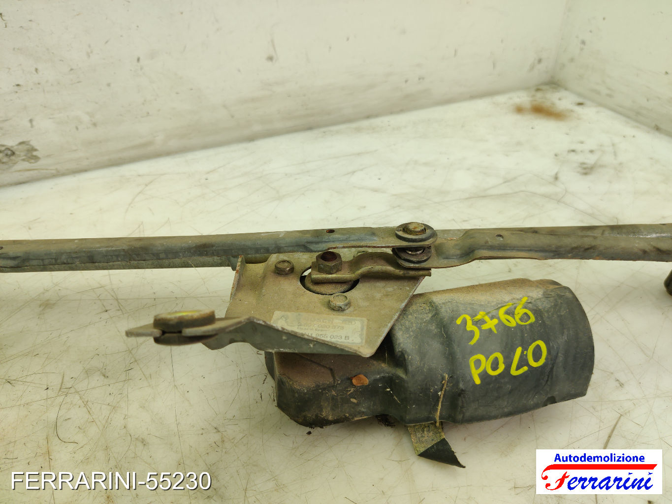 Spazzacqua Motorino Tergicristallo VW POLO 6N1 1995-1999 anteriore, frontale 9