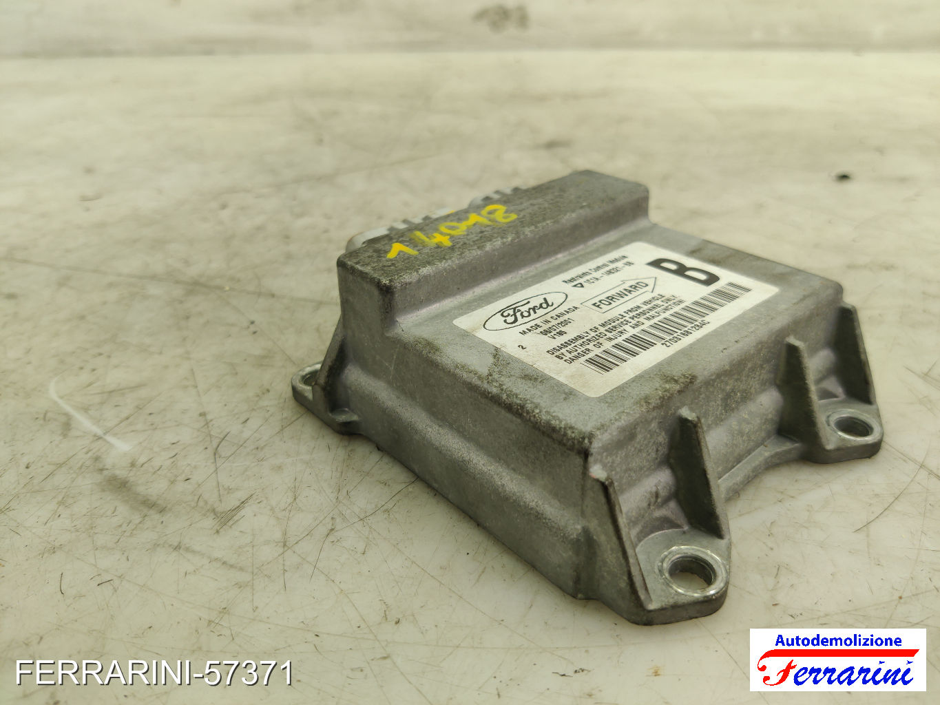 Centralina Airbag FORD TRANSIT FB, FC, FD, FS, FZ 2000-2006 1C1A14B321BB
