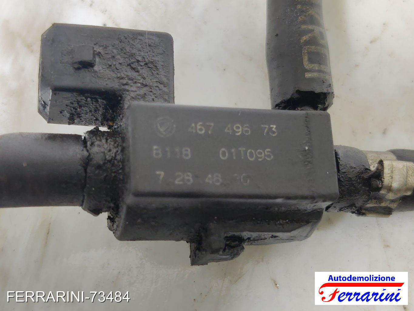 elettrovalvola Pierburg turbo FIAT PUNTO 188 1.9 JTD 2001-2012 46749673
