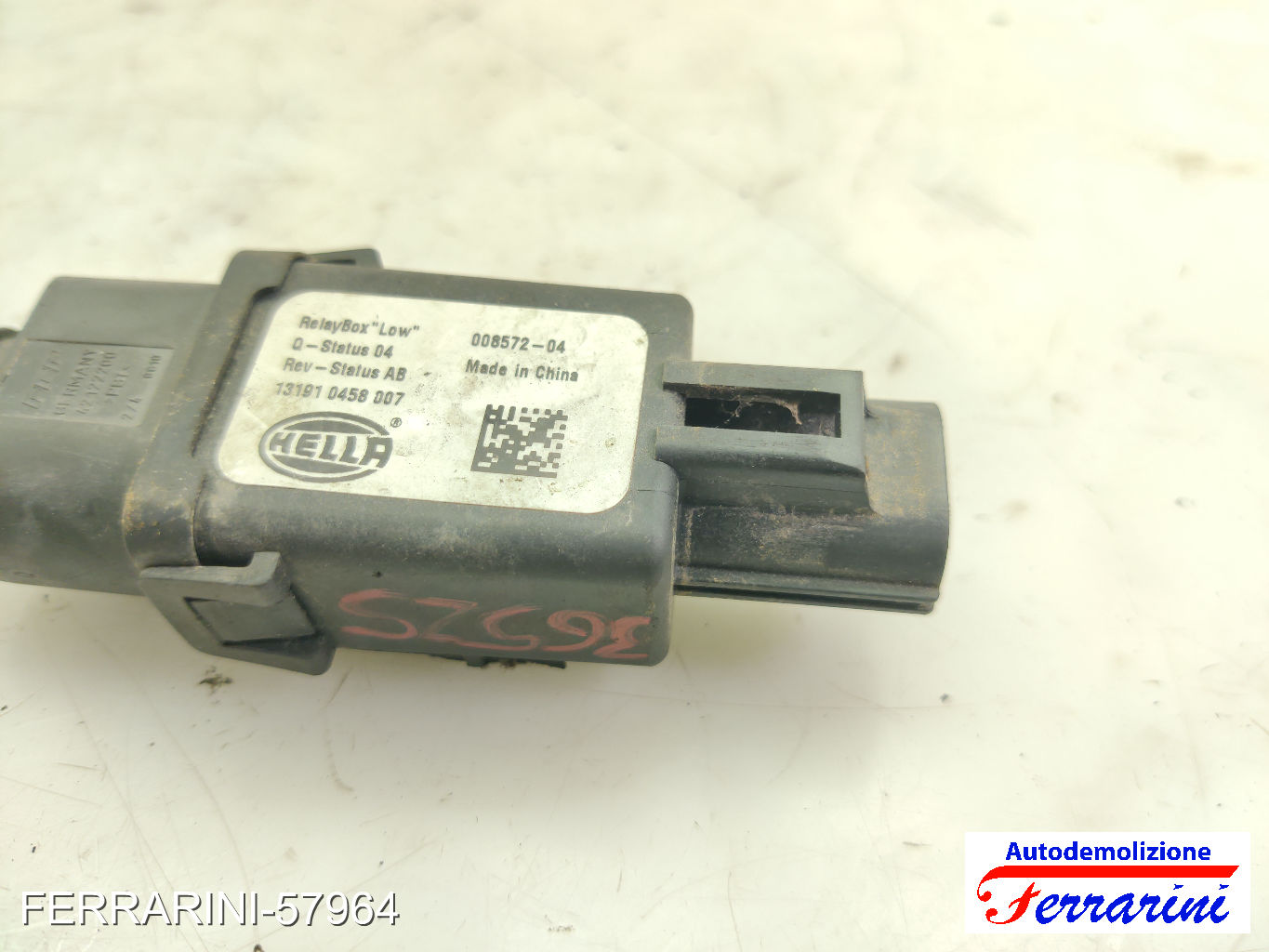 relè pompa vuoto depressione OPEL MERIVA B S10 1.4 LPG 2011-2017 13397380