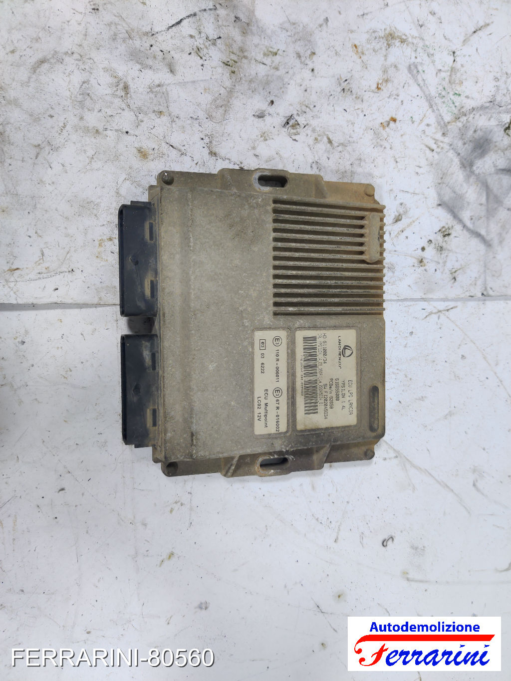 Centralina Gpl LANCIA YPSILON 843 1.4 LPG 2010-2011 616511393, F1202045G34