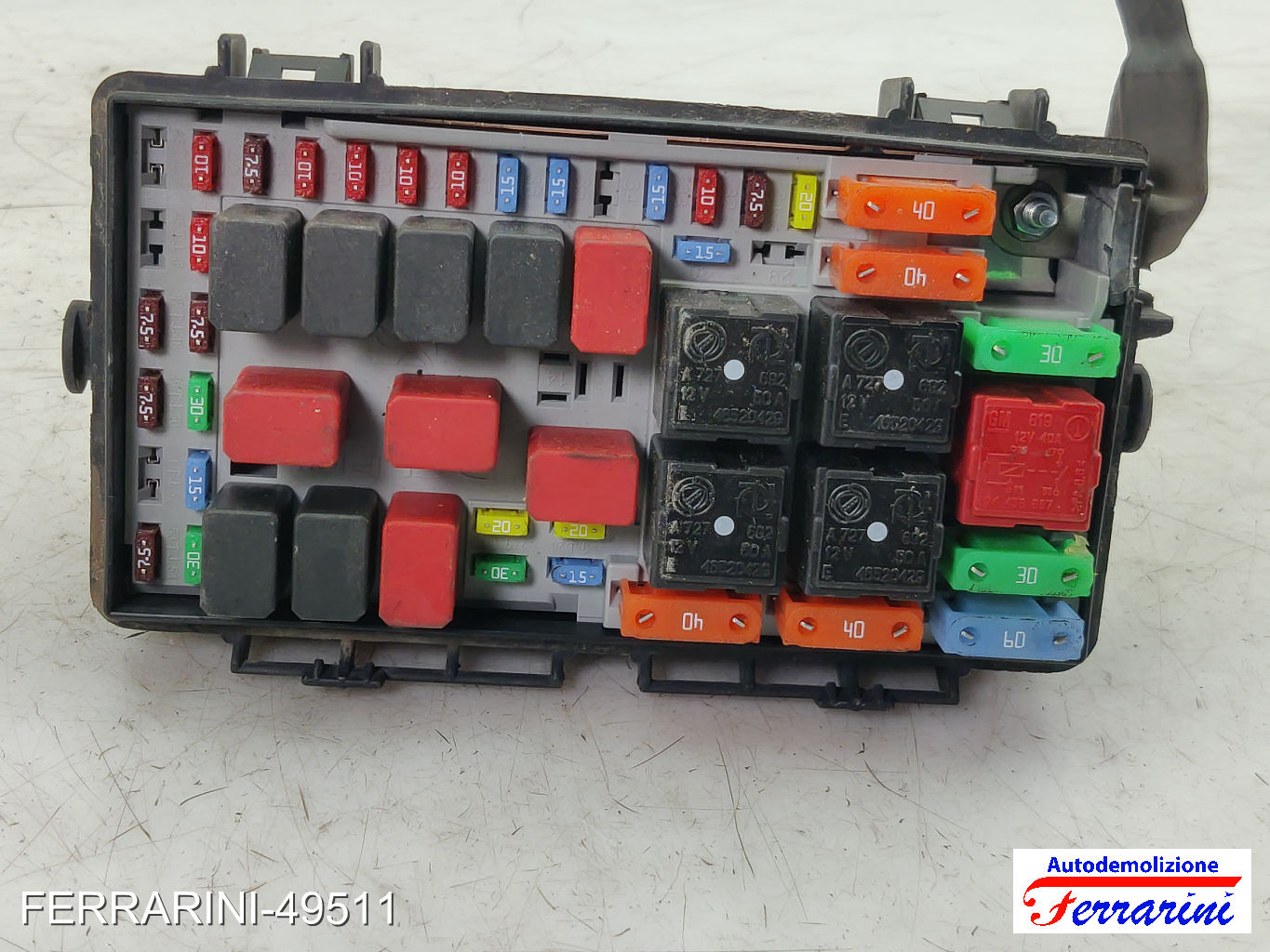 Fusibiliera Scatola Fusibili Body Computer FIAT GRANDE PUNTO 199 1.9 D MULTIJET