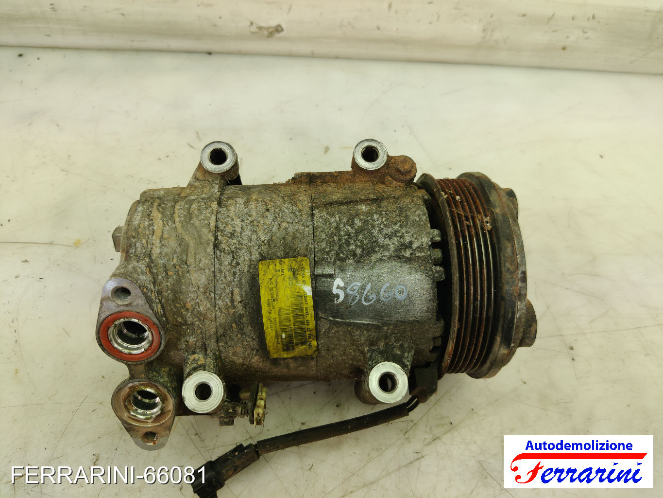 Alternatore FORD FOCUS C-MAX DM2 1.6 TDCI 2003-2007 1708322, DAN930, 3M5T10300YD 10