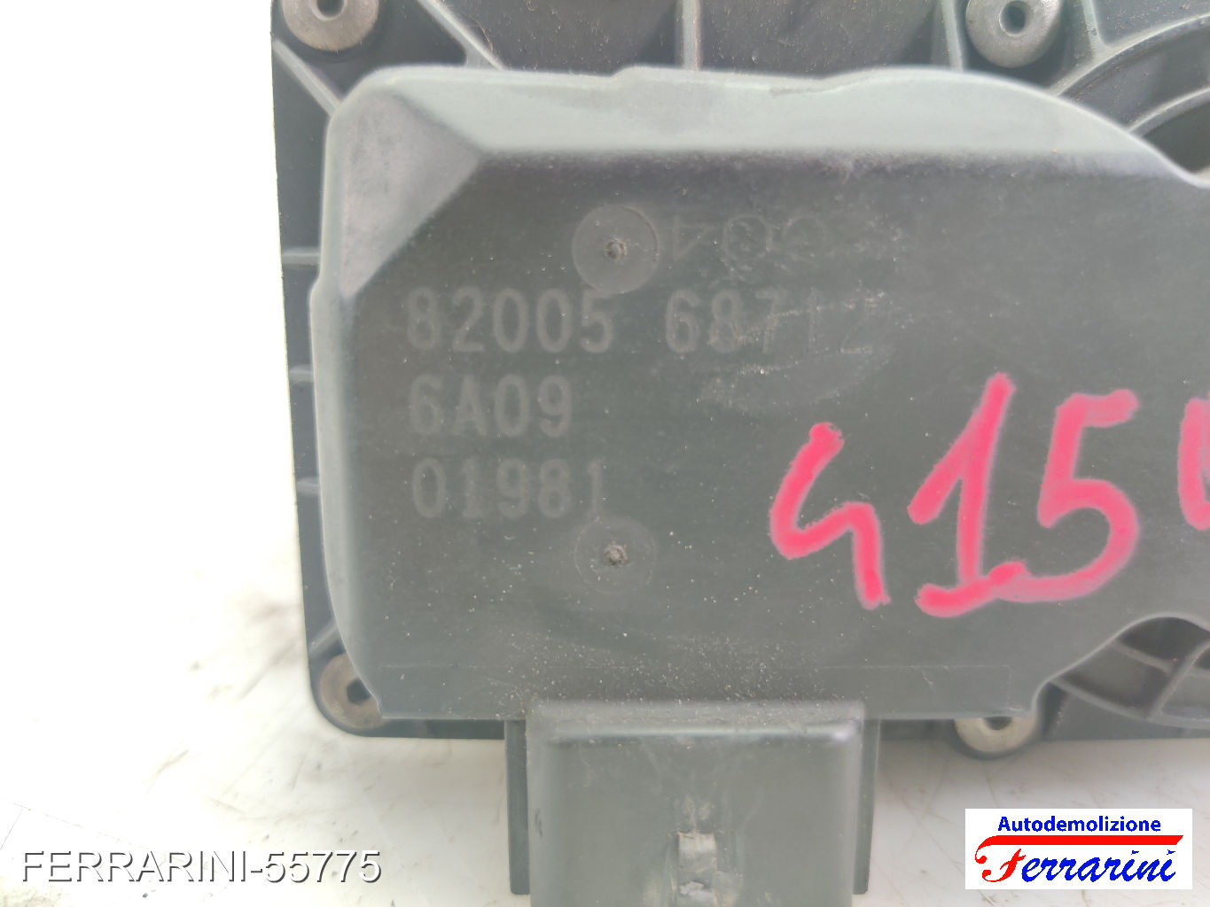 Corpo Farfallato RENAULT MODUS F/JP0 1.2 2004-2023 8200568712, 01981, 8200285017 12