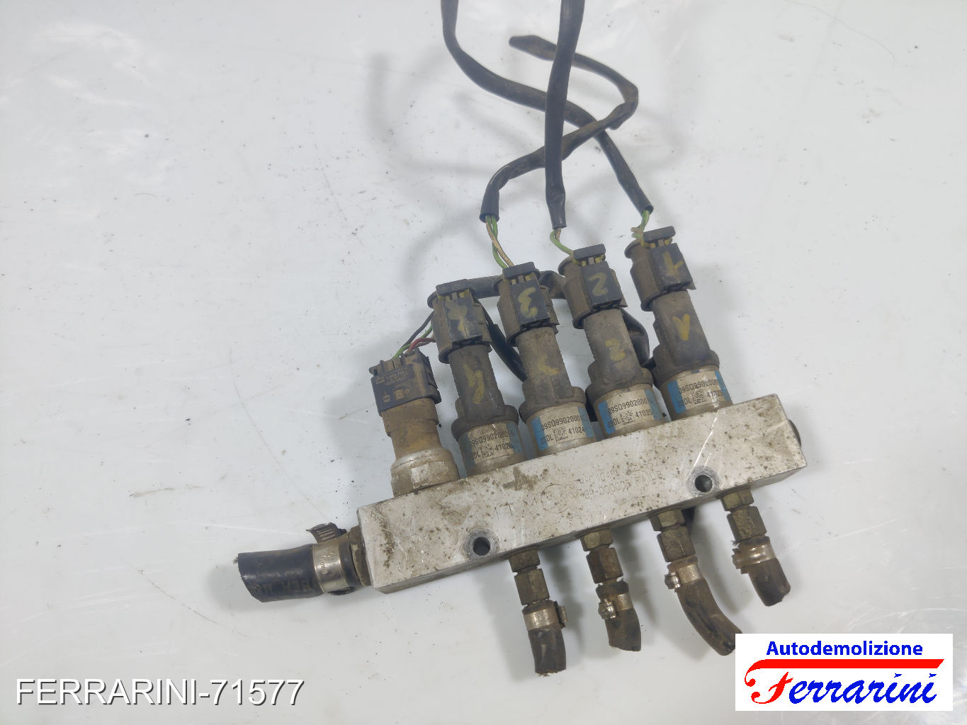 flauto 4 iniettori GPL BRC FIAT PANDA 169 1.2 2003-2012 09SQ99020001G