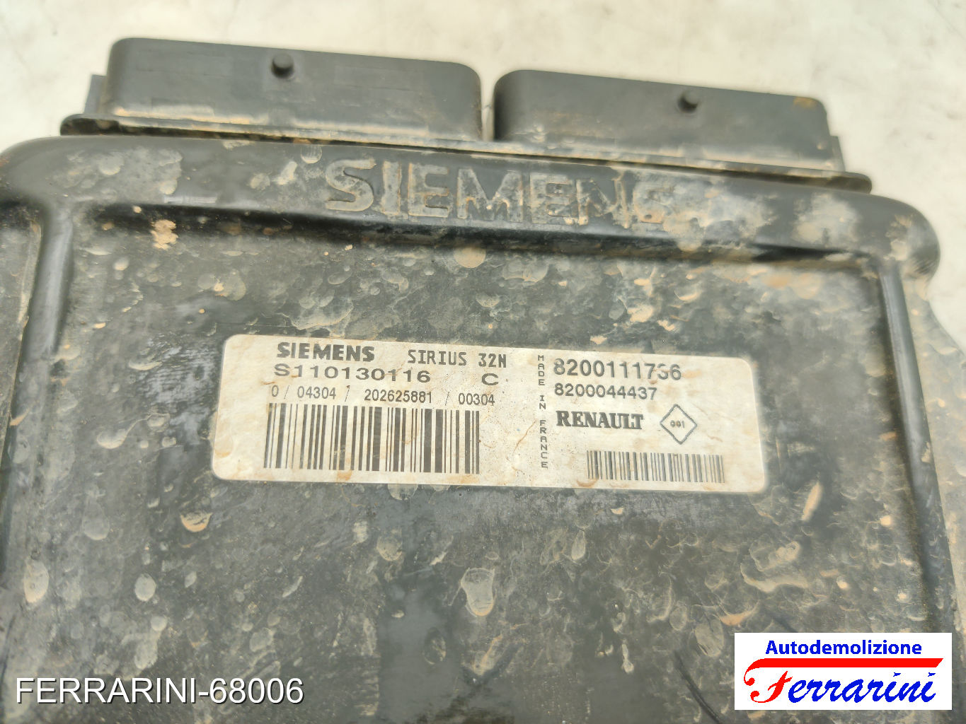 Kit Accensione RENAULT KANGOO KC0/1 1.2 1997-2023 S110138000 6