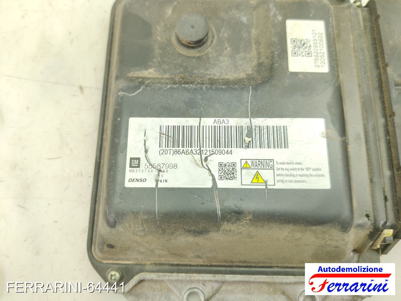 Centralina Motore OPEL ASTRA J SPORTS TOURER P10 1.7 CDTI 2010-2015 55587998 10