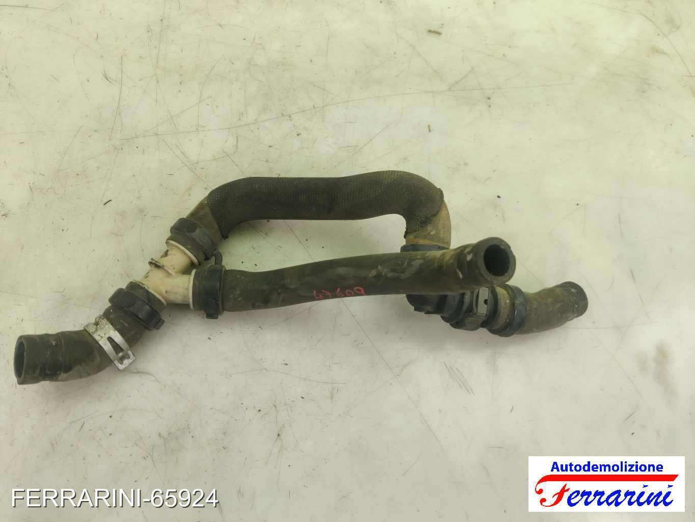 tubo acqua motore K9K 67 RENAULT MODUS F/JP0 1.5 DCI 90 2010-2023 210473766R