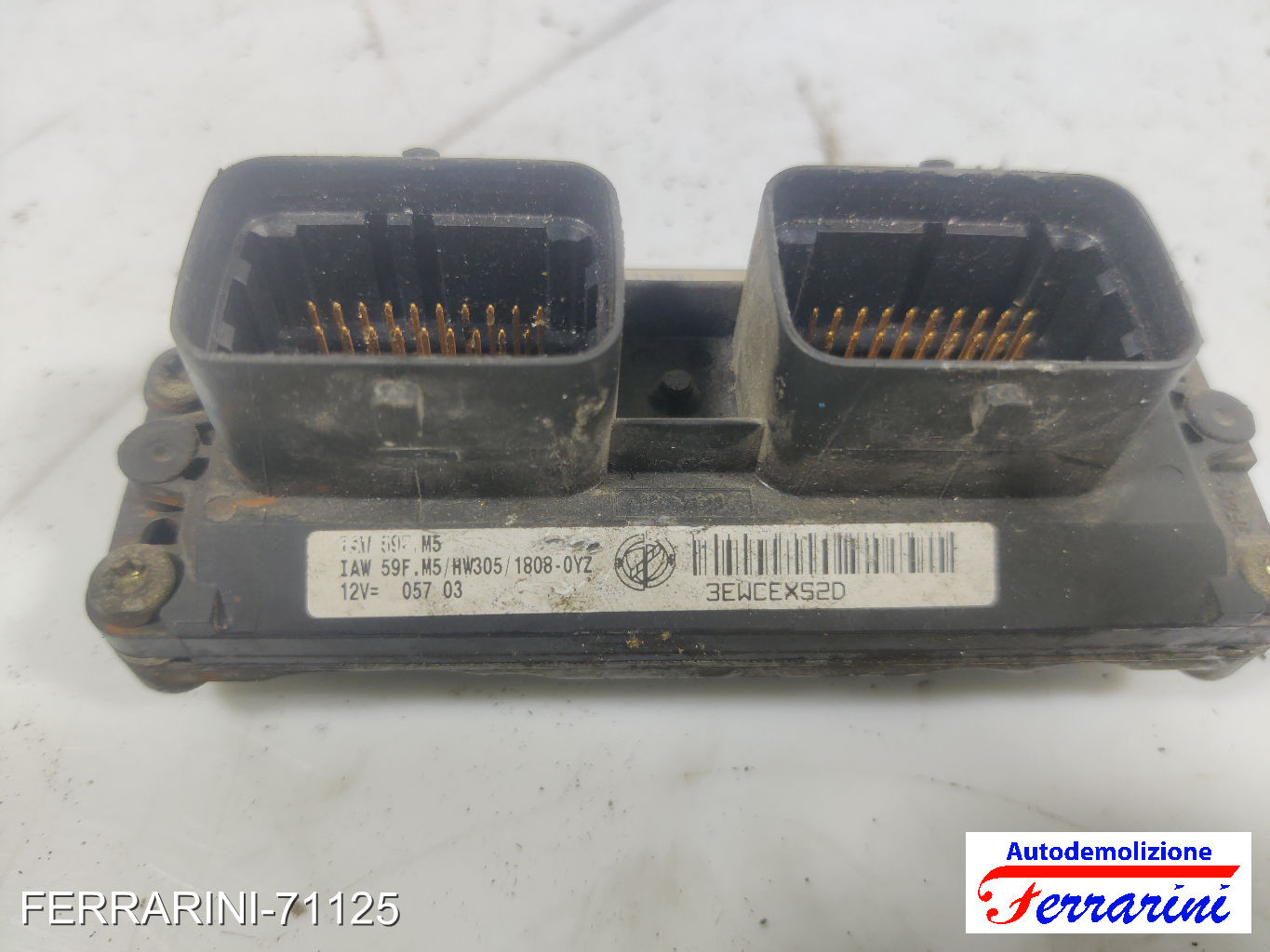 Centralina Motore FIAT PUNTO 188 1.2 60 2000-2009 55181151, 71736339