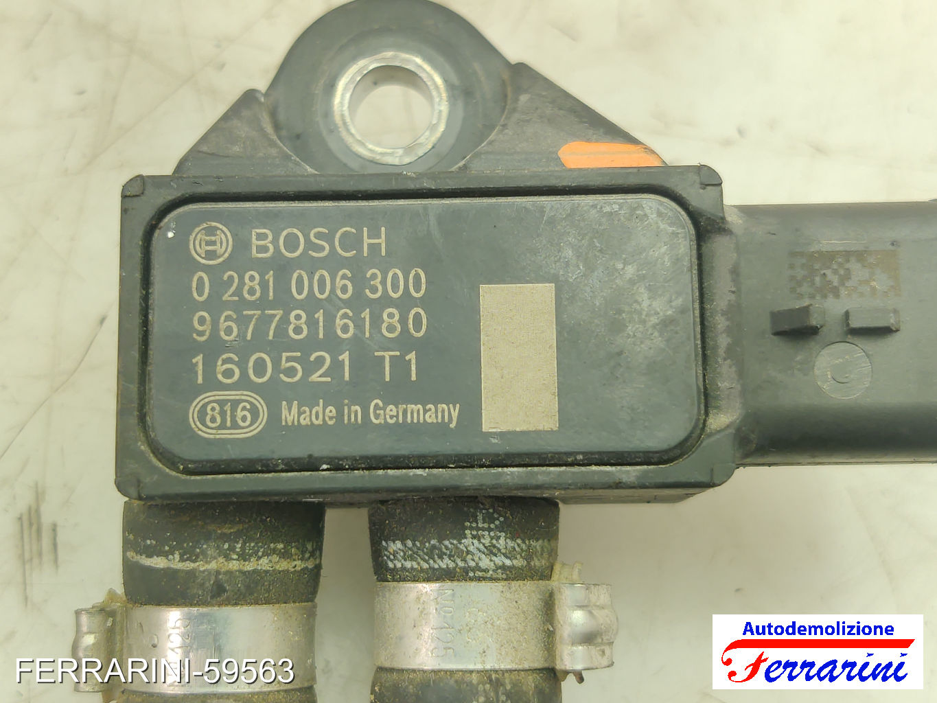 sensore FAP Bosch CITROEN C3 2 SC 1.6 BLUEHDI 100 2014-2023 9677816180