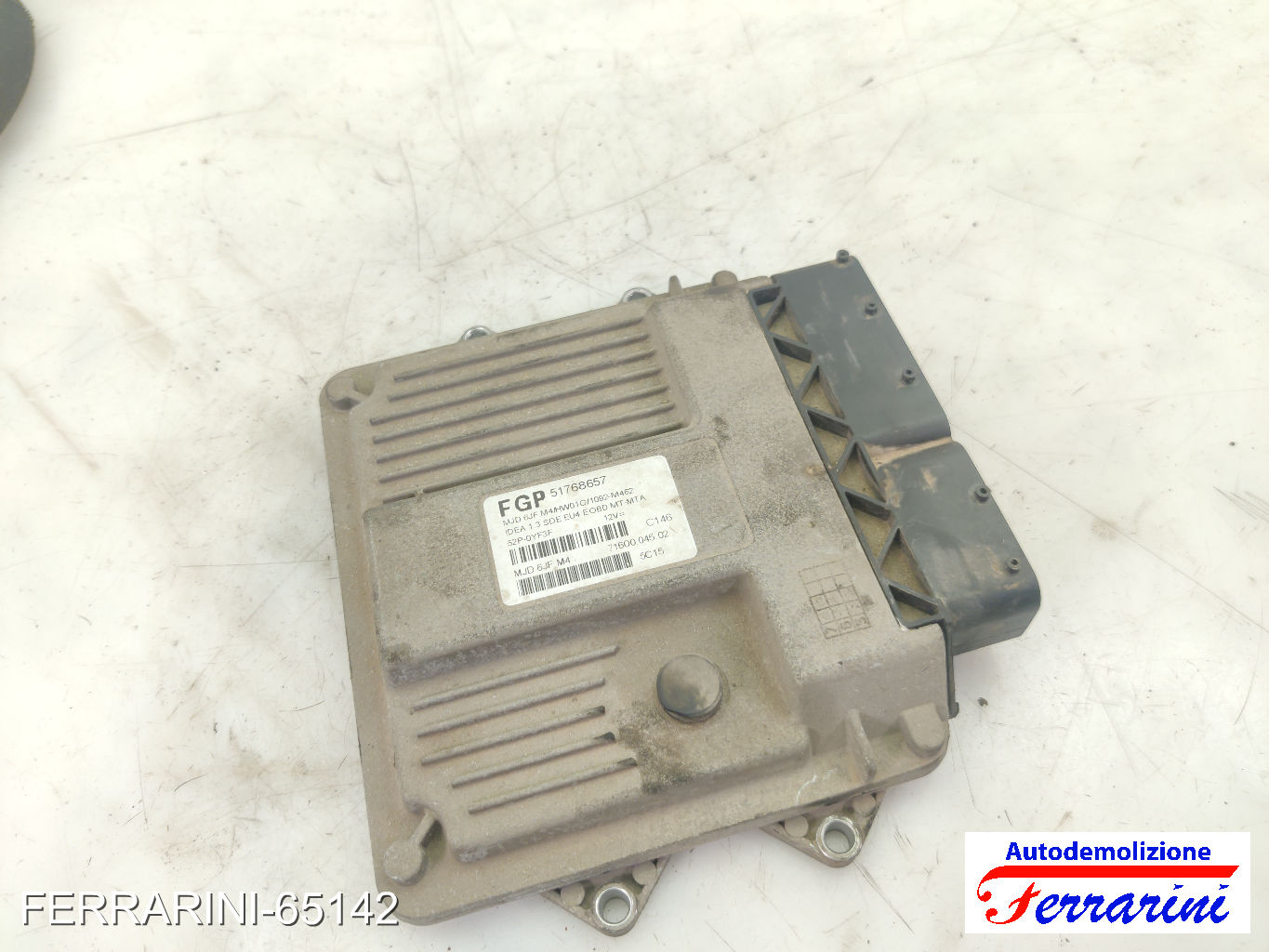 Centralina Motore FIAT IDEA 350 1.3 D MULTIJET 2004-2012 51768657, 7160004502