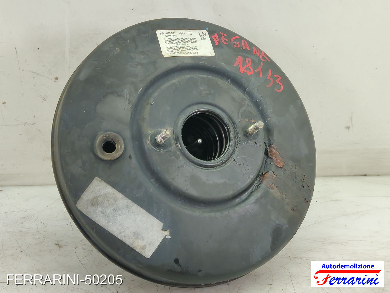 Servofreno RENAULT MEGANE 4 B9A M N 1.5 DCI 110 2015-2023 472104789RA, 03416640 7
