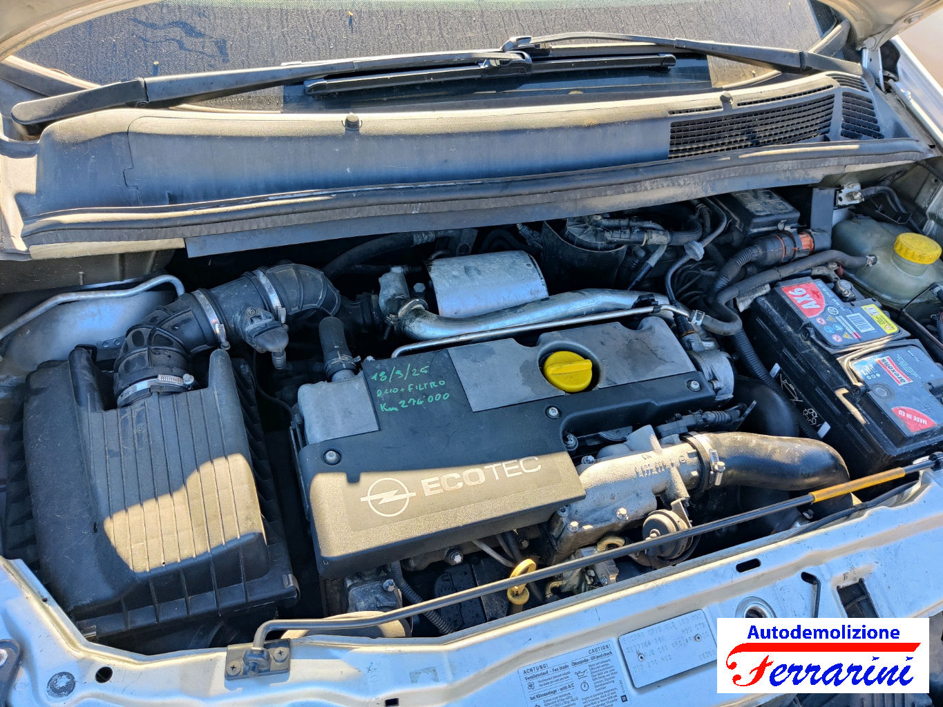 Opel Zafira A T98 2.0 DTI 16V 101CV 2000-2005