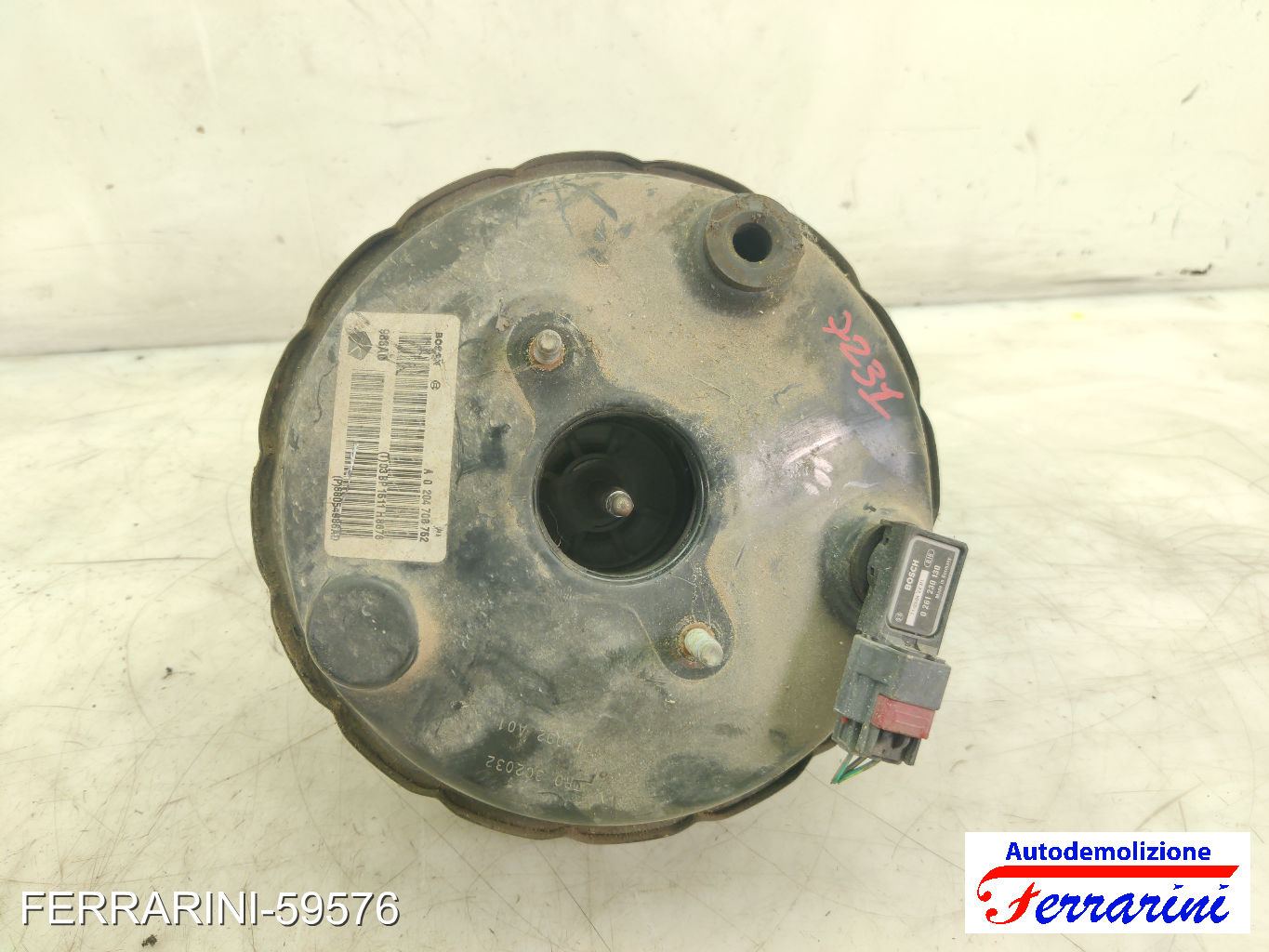 Servofreno FIAT FREEMONT 345 2.0 JTD 2011-2023 68054986AD, 0204708752