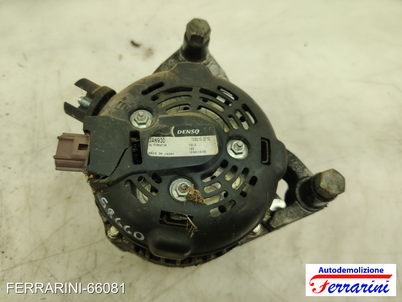 Alternatore FORD FOCUS C-MAX DM2 1.6 TDCI 2003-2007 1708322, DAN930, 3M5T10300YD 8