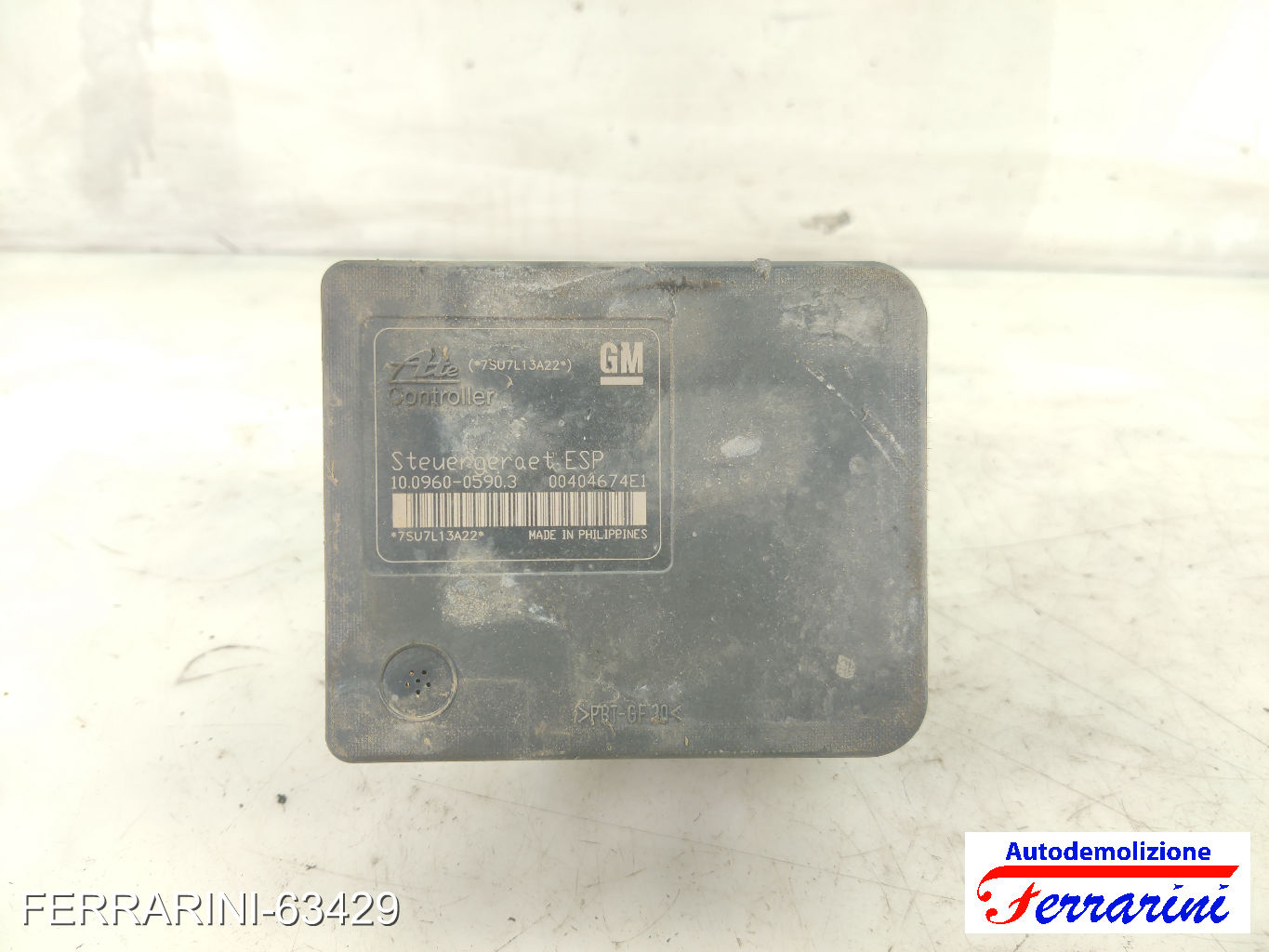 Centralina Pompa Abs OPEL ZAFIRA B A05 1.6 CNG 2005-2015 13244860, 10096005903