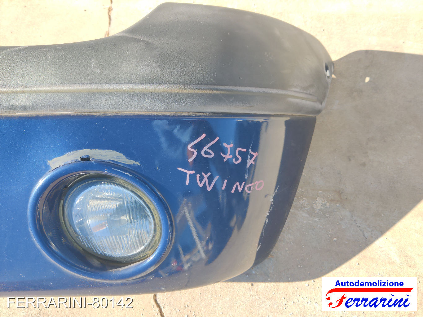 Paraurti RENAULT TWINGO 1 C06 1996-2007 Frontale 7700420889, 510201, 95102503