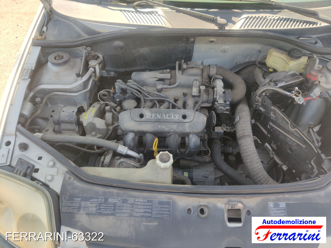 Renault Clio 2 BB, CB 1.2 58CV 1998-2010