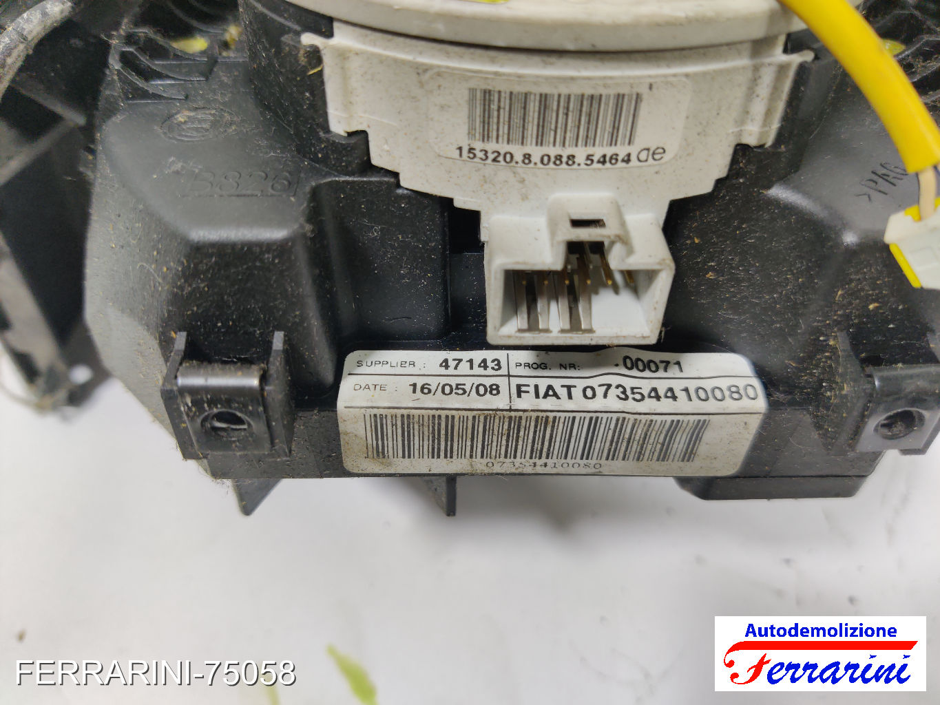Devioluci FIAT BRAVO 2 198 2007-2014 07354410080, 1532080885464C, 00071