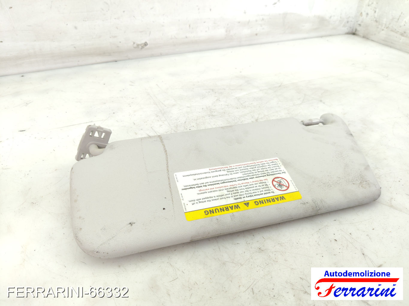 Aletta Parasole MERCEDES CLASSE A W169 2004-2012 destro, dx A1698100210