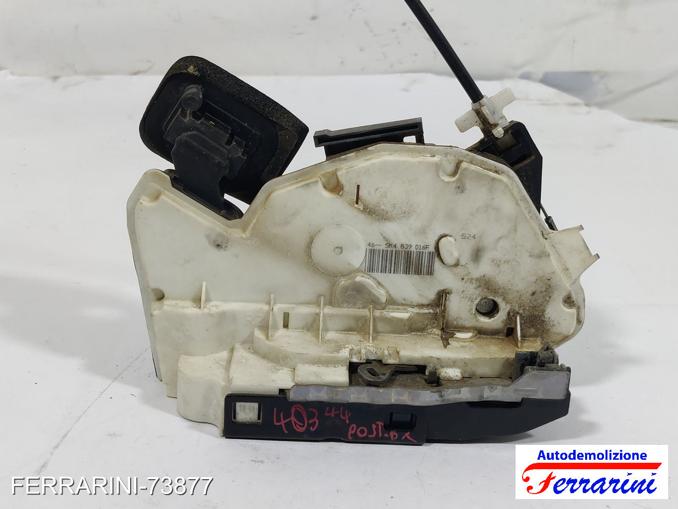Serratura Porta VW POLO 6C1, 6R1 2009-2023 destro, dx, posteriore, post 9