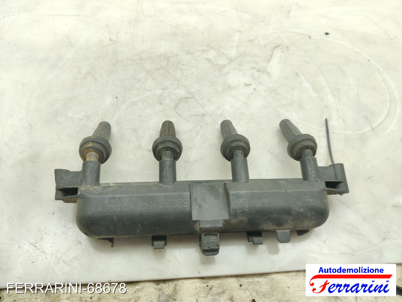 Bobina Di Accensione PEUGEOT 106 2 1A, 1C 1.4I 1996-2004 9628158580, 9624675580