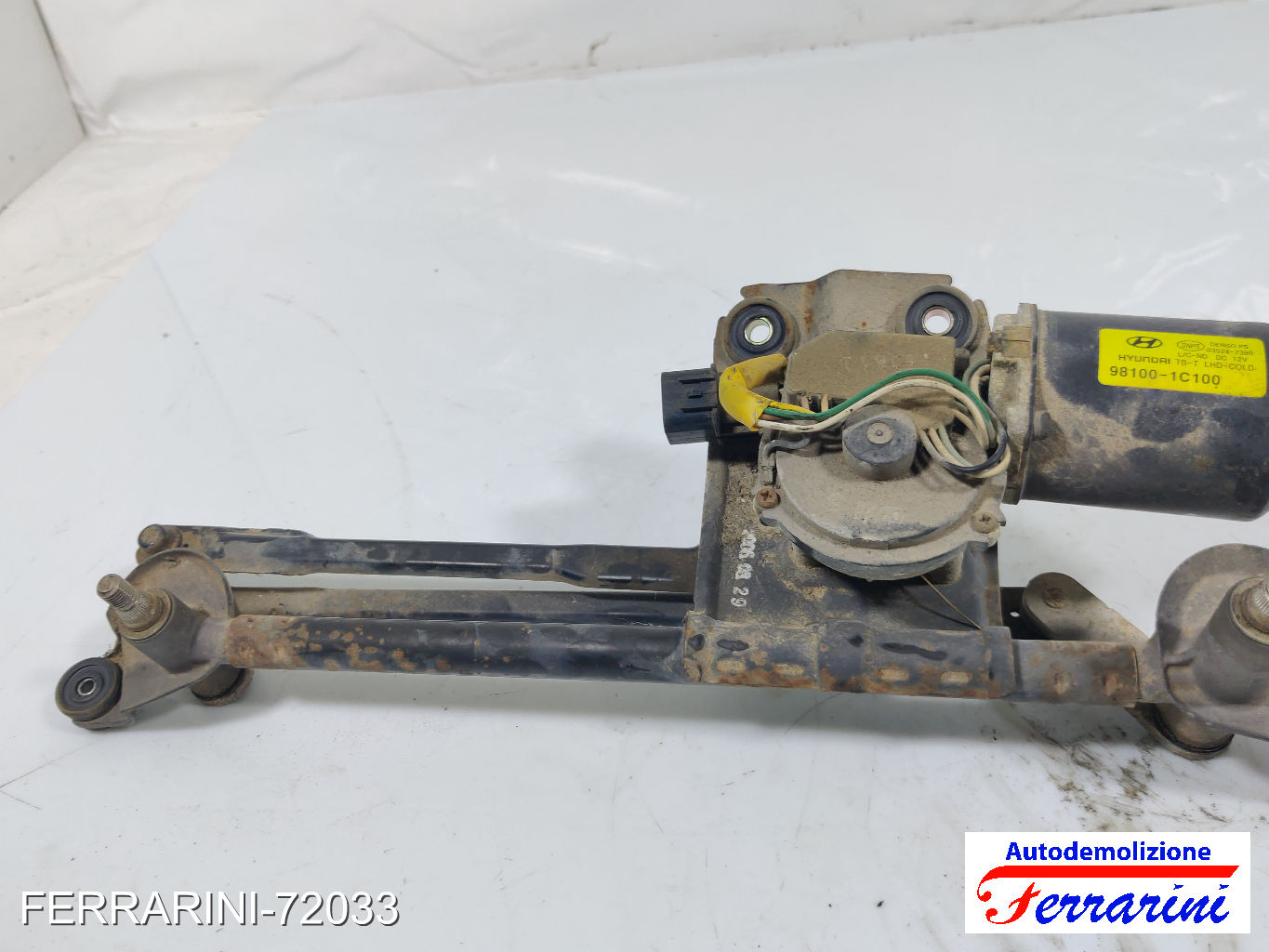 Spazzacqua Motorino Tergicristallo HYUNDAI GETZ TB 2005-2009 anteriore, frontale 8