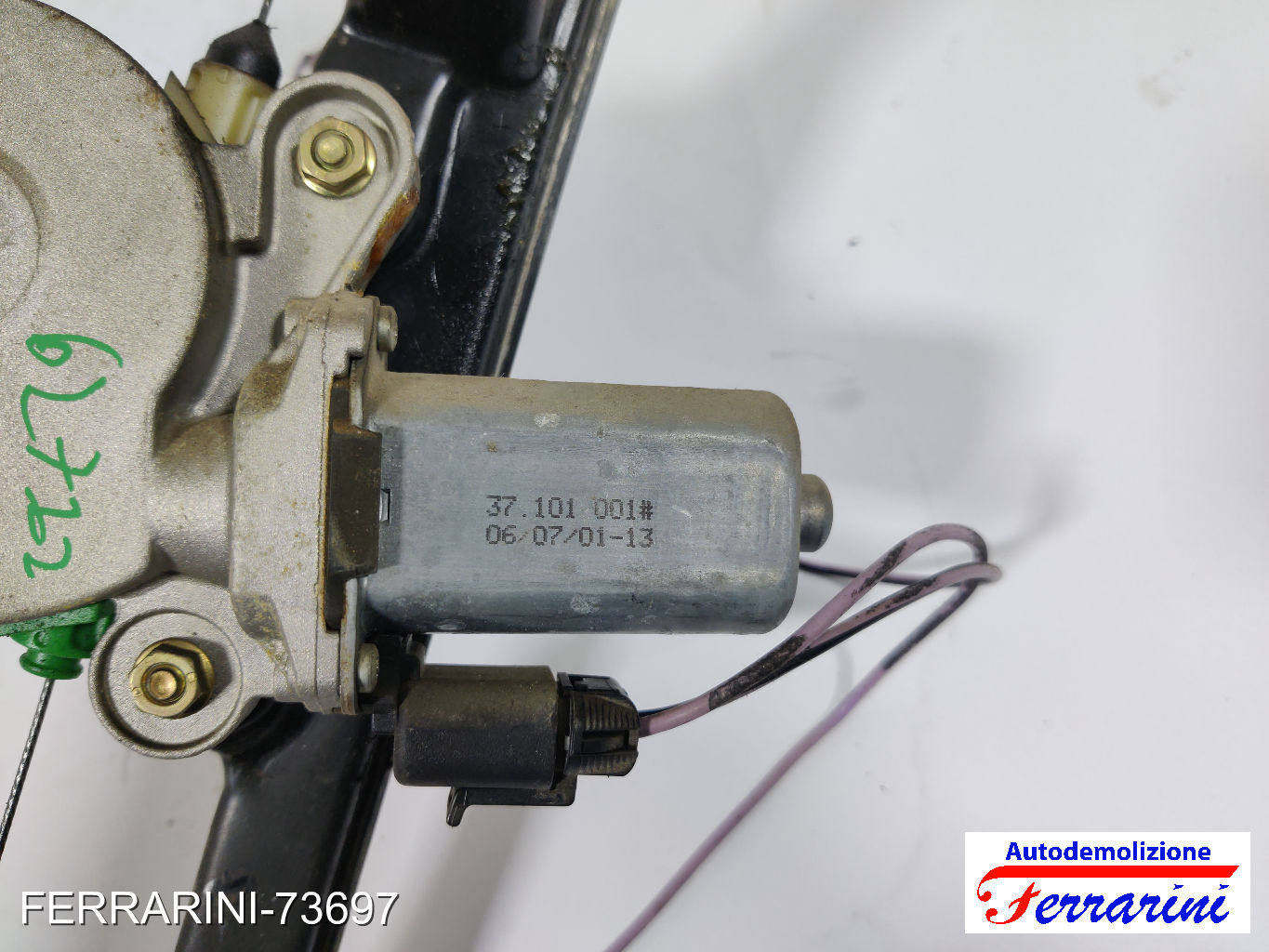 Alzavetro FIAT PUNTO 188 2001-2012 destro, dx, frontale, anteriore 51764549