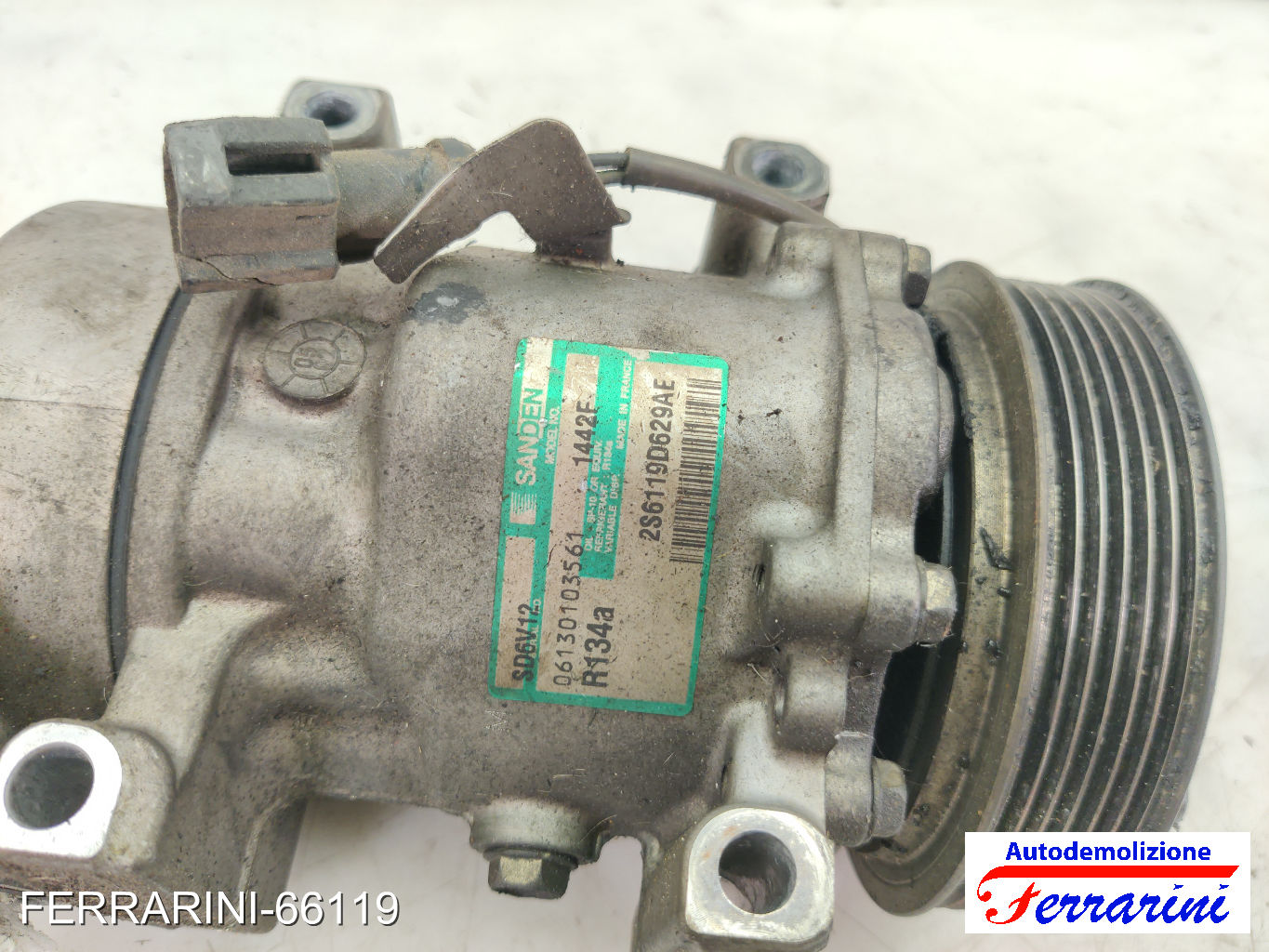 Compressore Clima FORD FIESTA 5 JD, JH 1.4 TDCI 2001-2008 2S6119D629AE 7