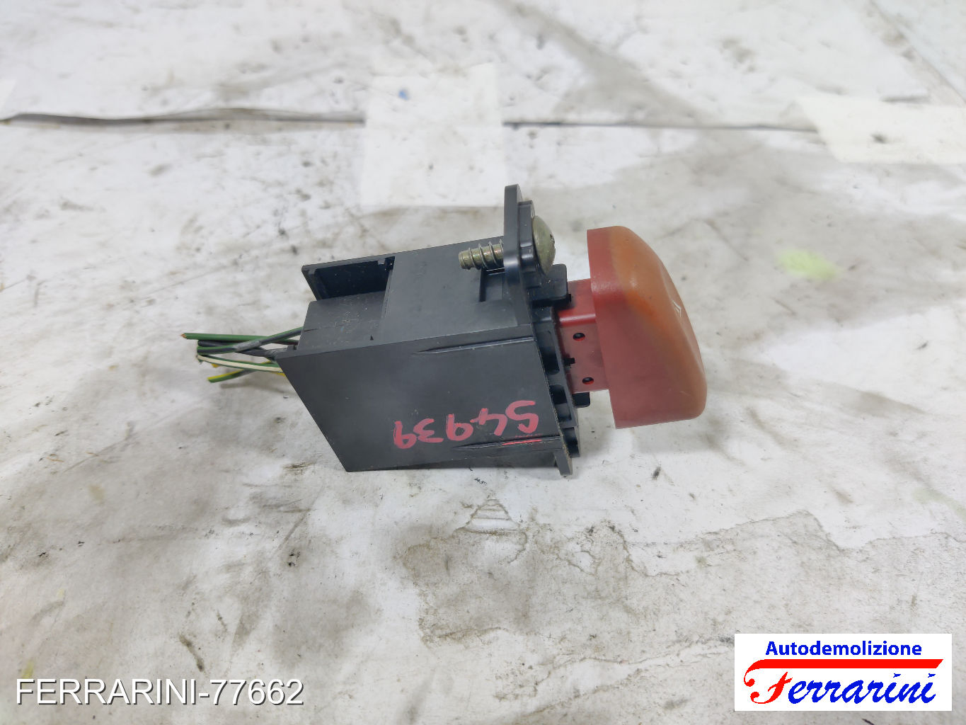 Interruttore Quattro Frecce OPEL AGILA A H00 2003-2007 09205412