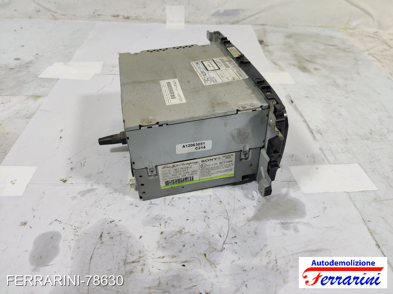 Stereo Radio FORD FOCUS 2 SW DA, DS, FFS 2004-2012 7M5T18C939JE, V051457, DNY2E