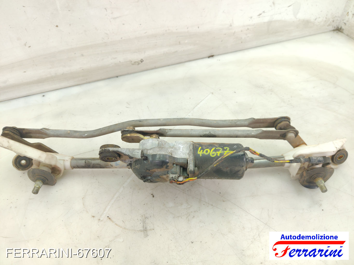 Spazzacqua Motorino Tergicristallo NISSAN MICRA 3 K12 2003-2010 anteriore