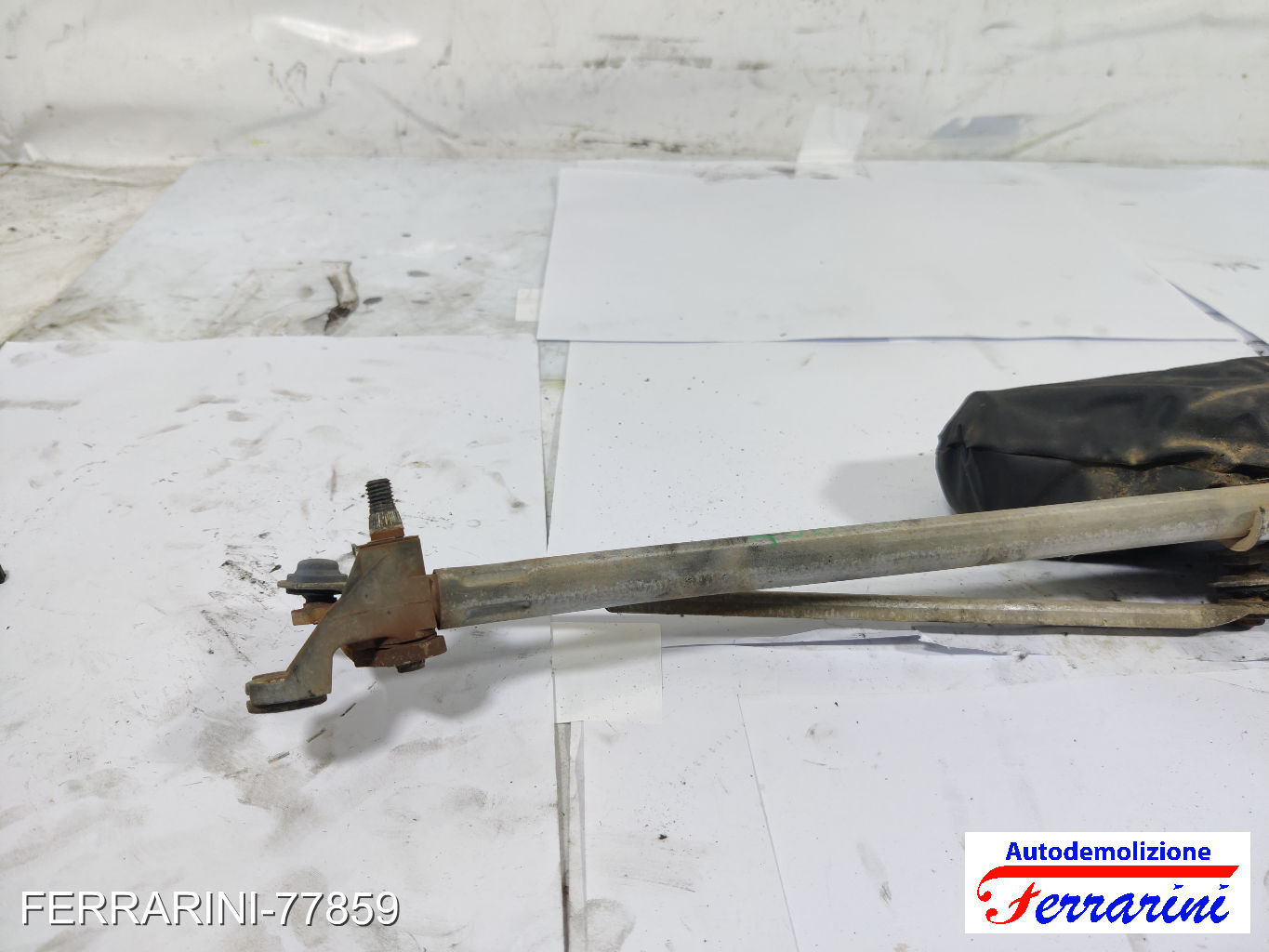 Spazzacqua Motorino Tergicristallo FIAT BRAVA 182 1995-2001 anteriore, frontale 7