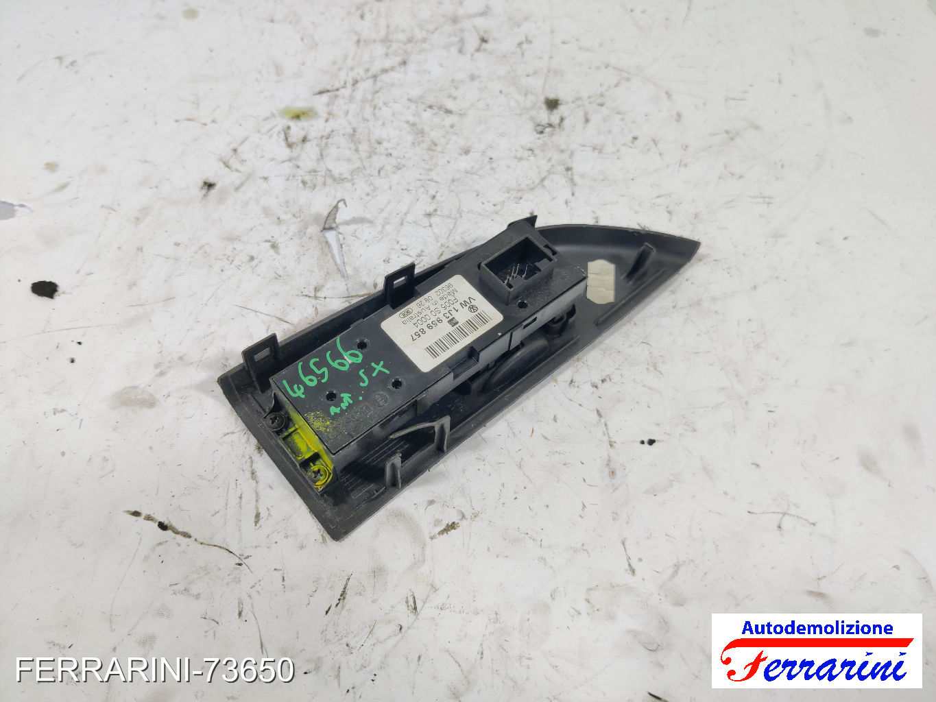 Pulsantiera Tastiera Alzavetro SKODA FABIA 1 COMBI 6Y5 2000-2007 sinistra, sx