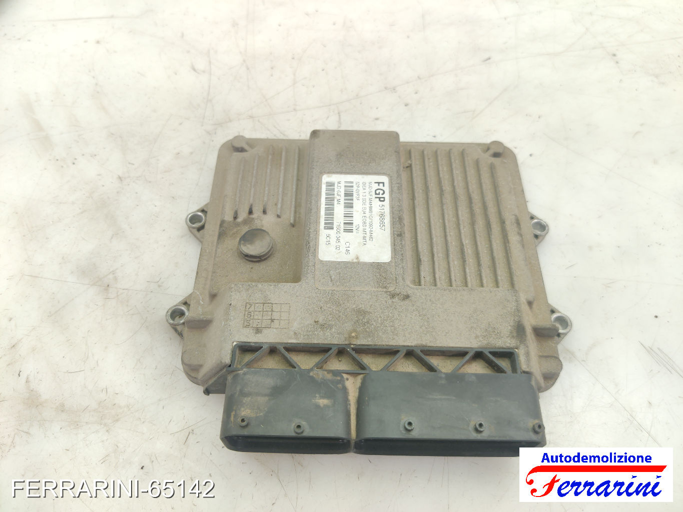Centralina Motore FIAT IDEA 350 1.3 D MULTIJET 2004-2012 51768657, 7160004502 6